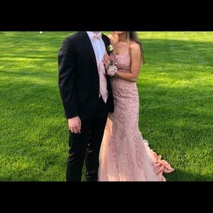 Sherri Hill Blush Pink Prom Dress